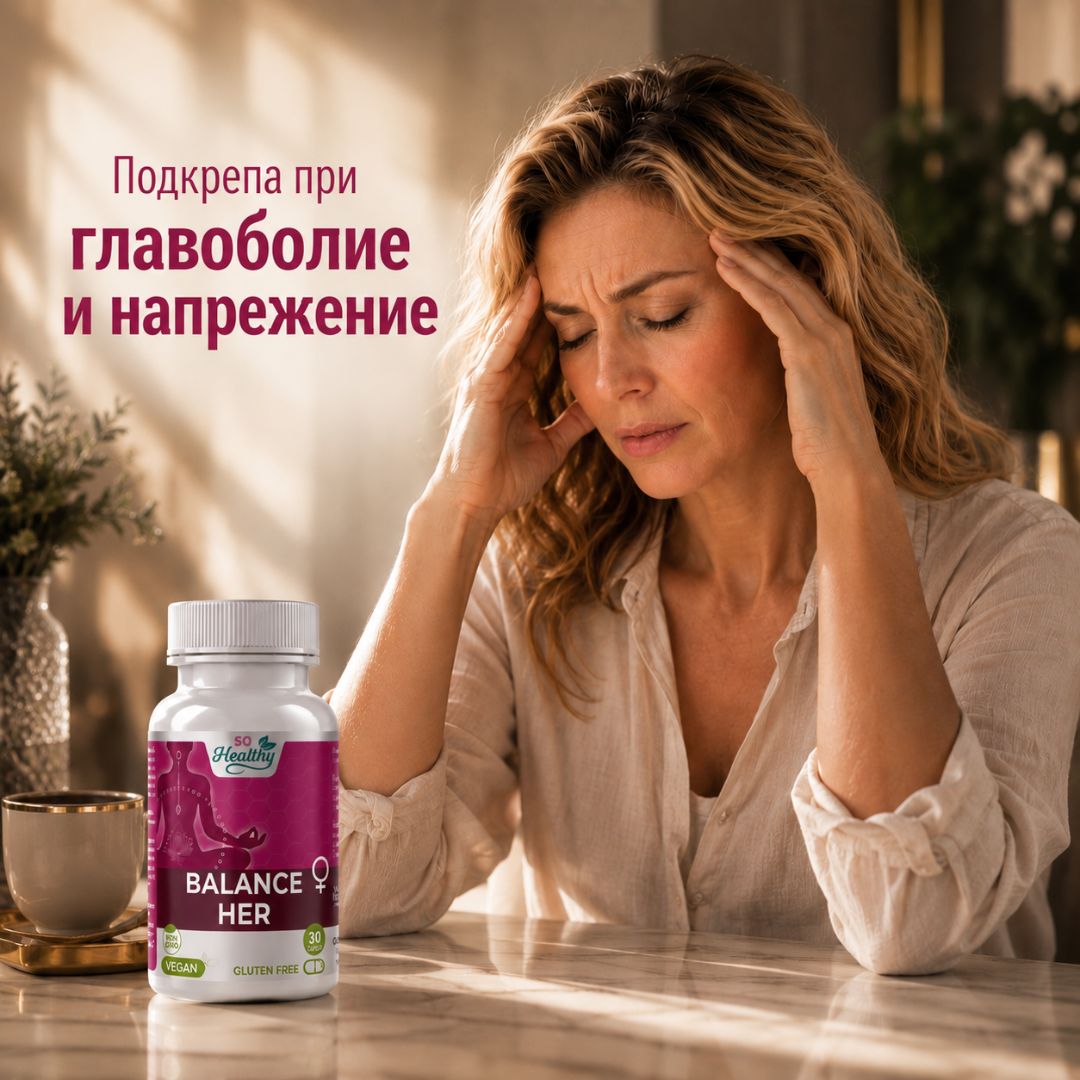 Подкрепа при пери- и менопауза - Balance Her