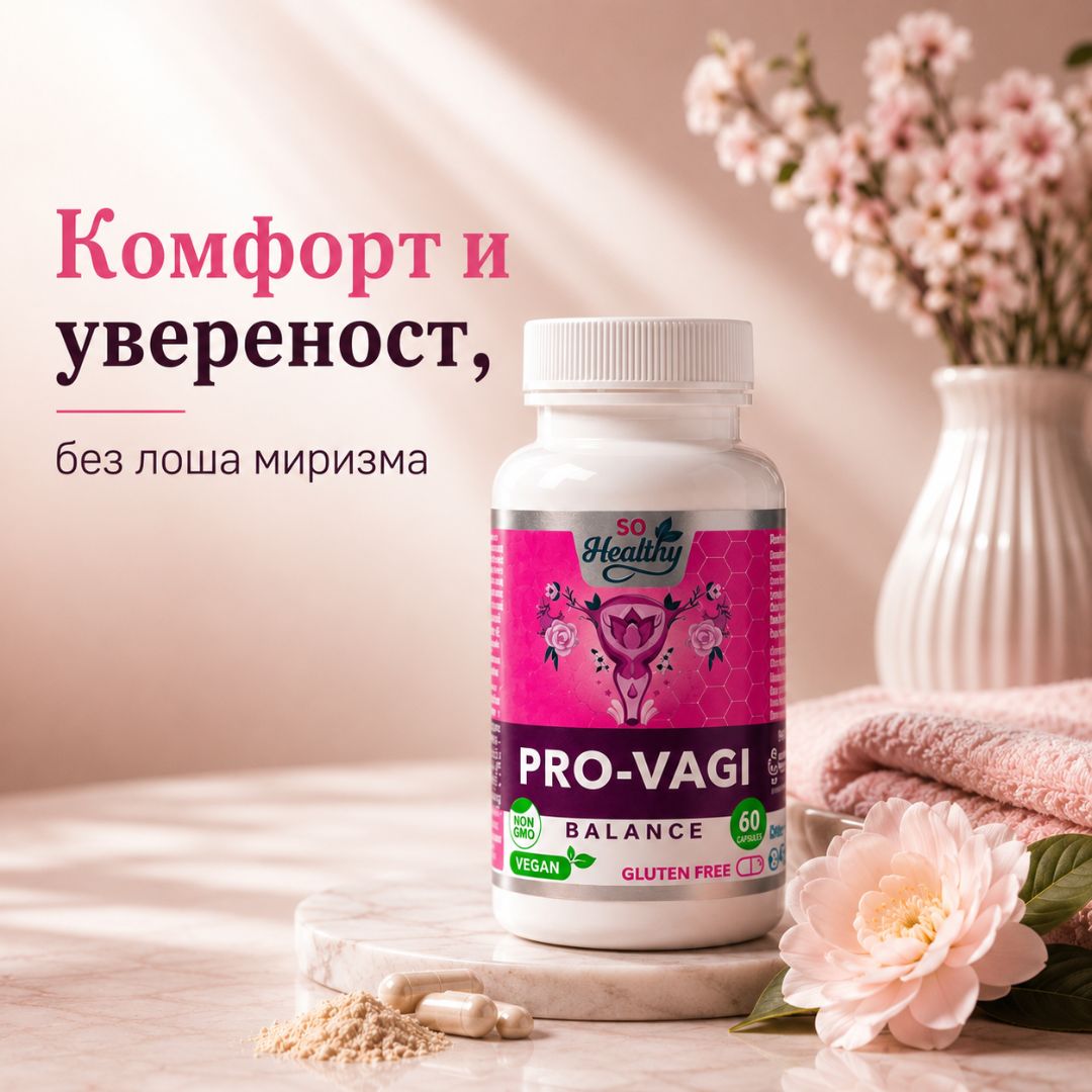 Женски пробиотик срещу бяло течение и лоша миризма – Pro Vagi