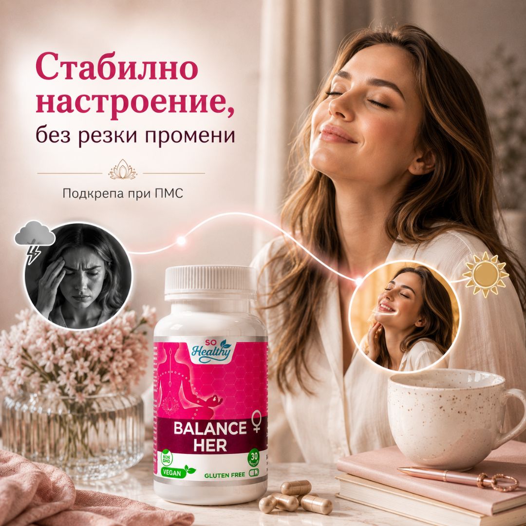 Подкрепа при ПМС - Balance Her