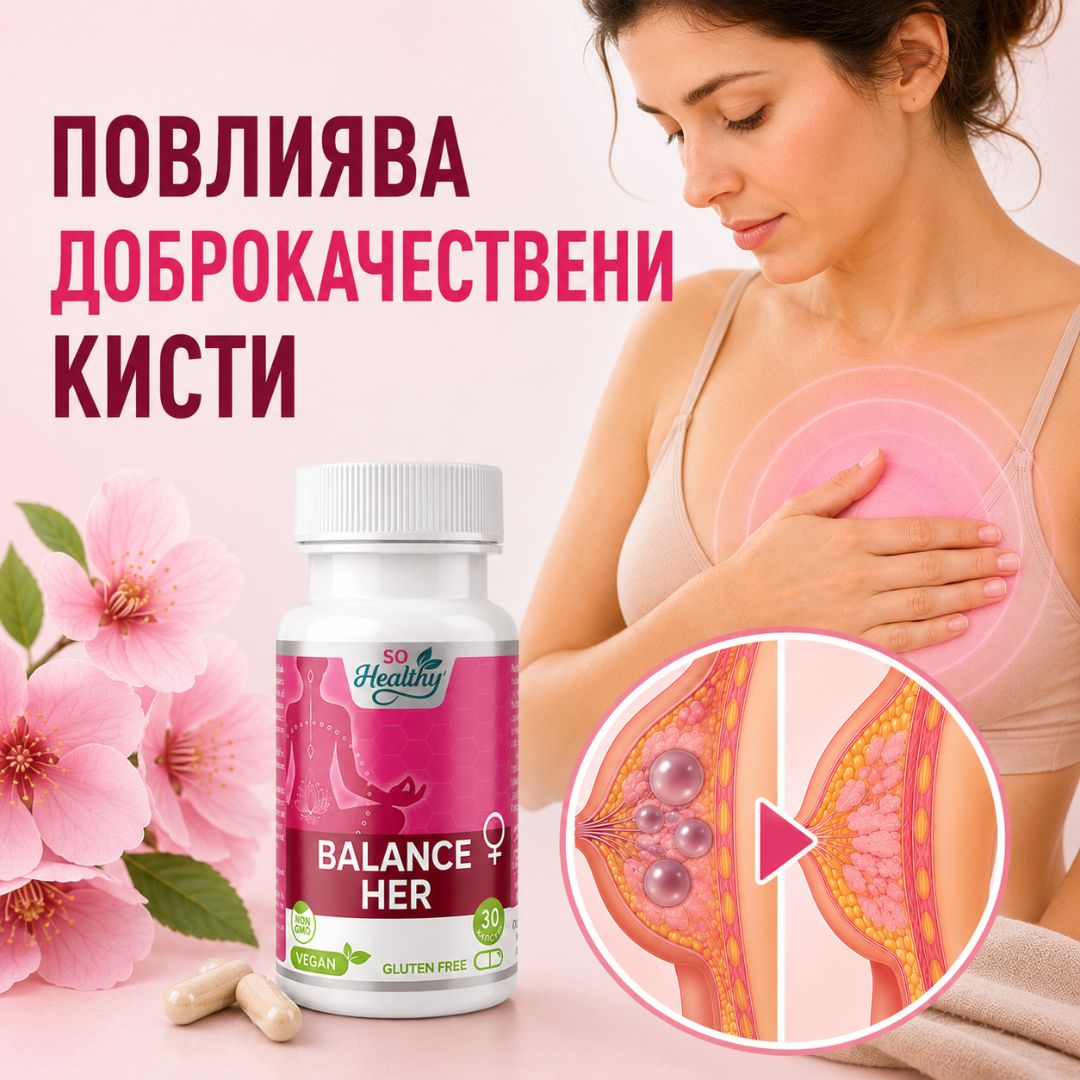 Подкрепа при мастопатия - Balance Her