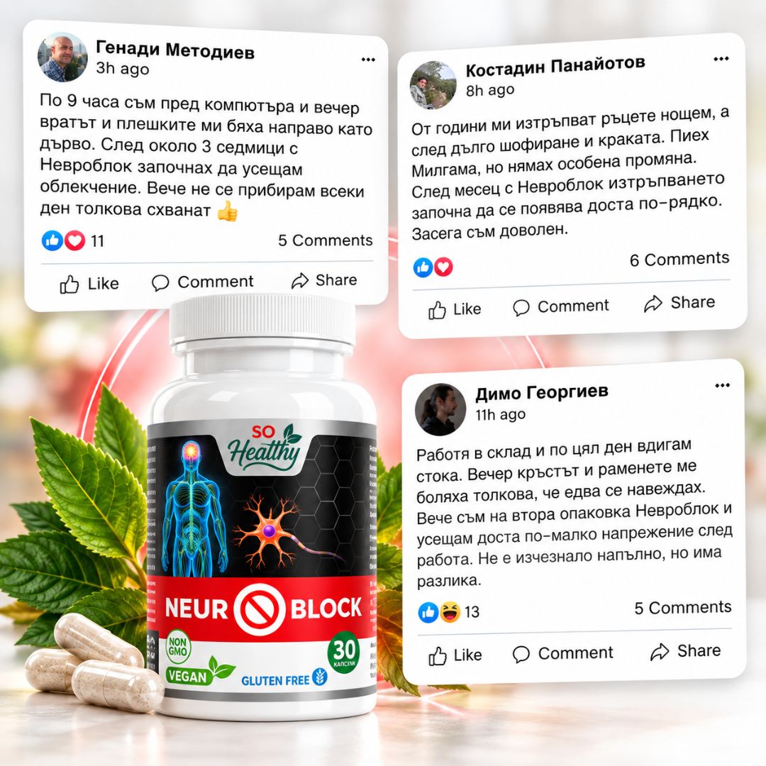 Подкрепа при болка и изтръпване - Neuro Block